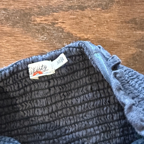 Faherty smocked sweetheart 100% linen jumpsuit, XS, no straps - Picture 4 of 8